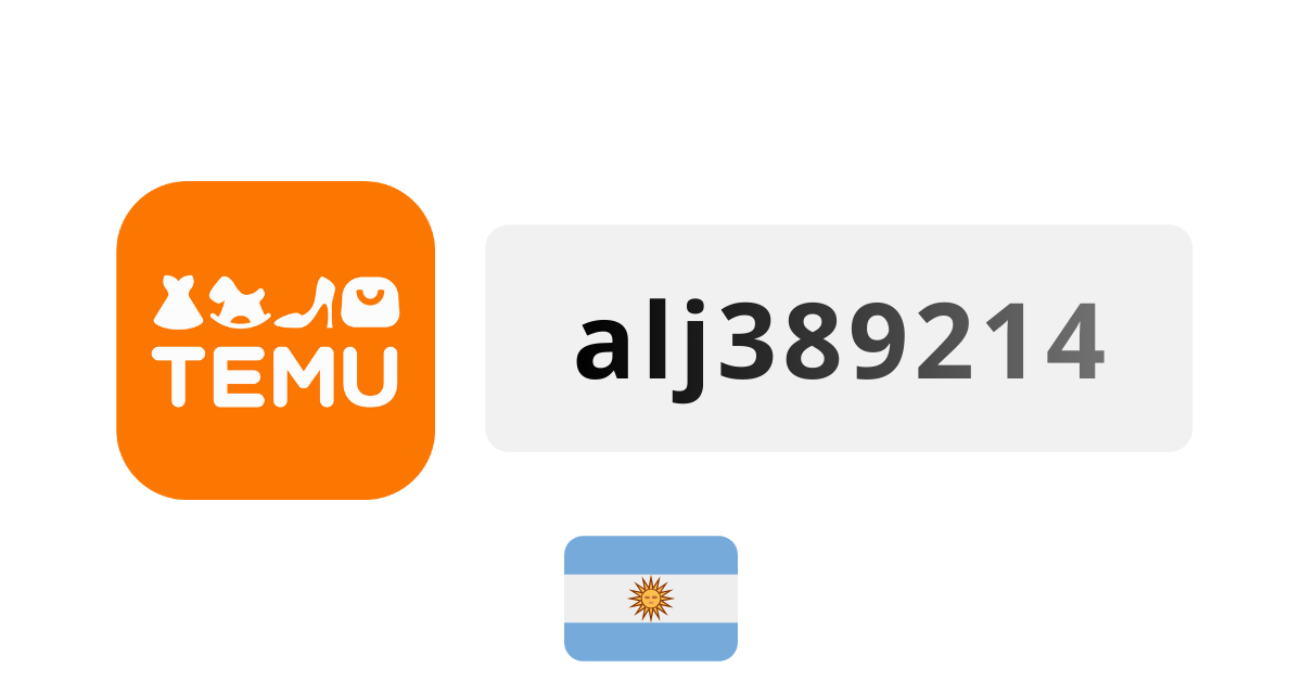 Temu Argentina Coupon Codes