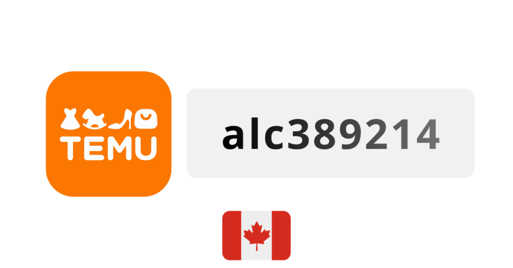 Temu Canada Coupon Code