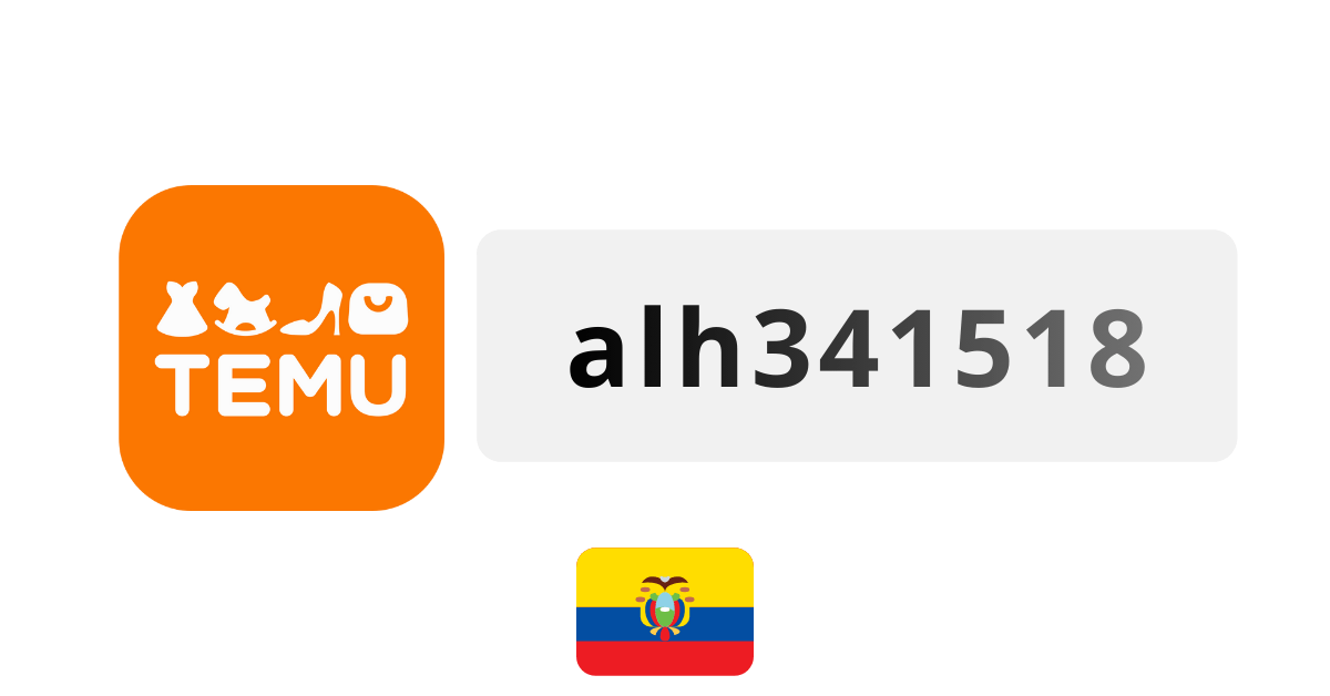 Temu Ecuador Coupon Codes