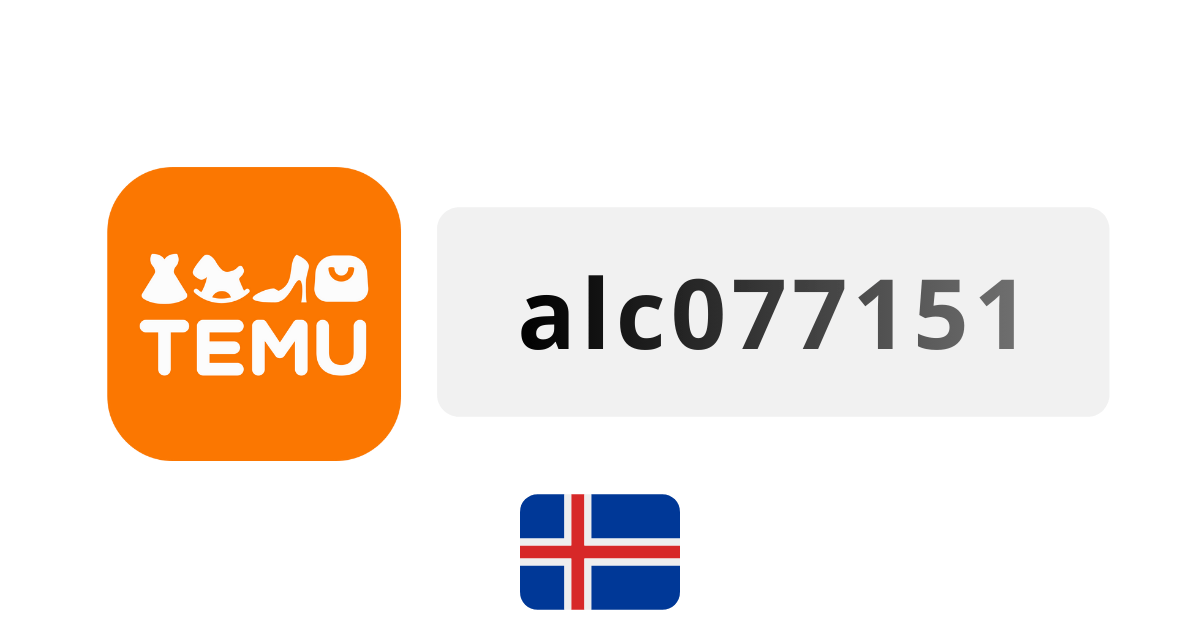 Temu Iceland Coupon Codes