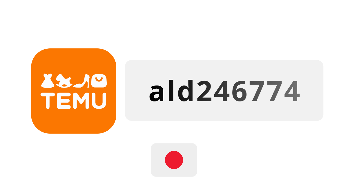 Temu Japan Coupon Codes