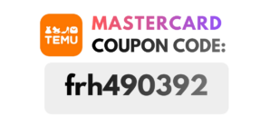 Temu Mastercard Coupon Code