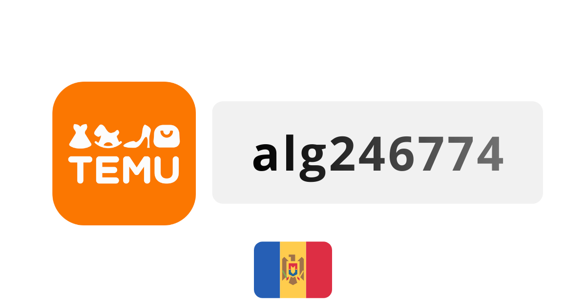 Temu Moldova Coupon Codes