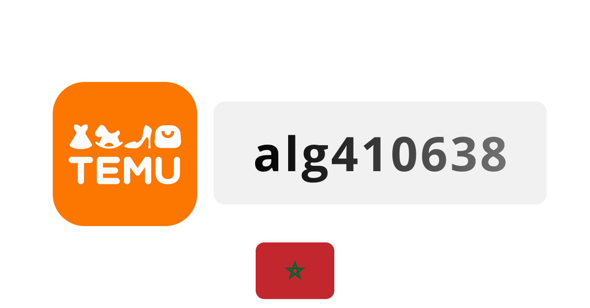 Temu Morocco Coupon Codes