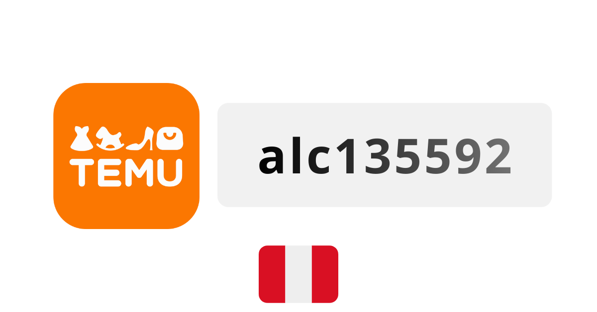 Temu Peru Coupon Codes