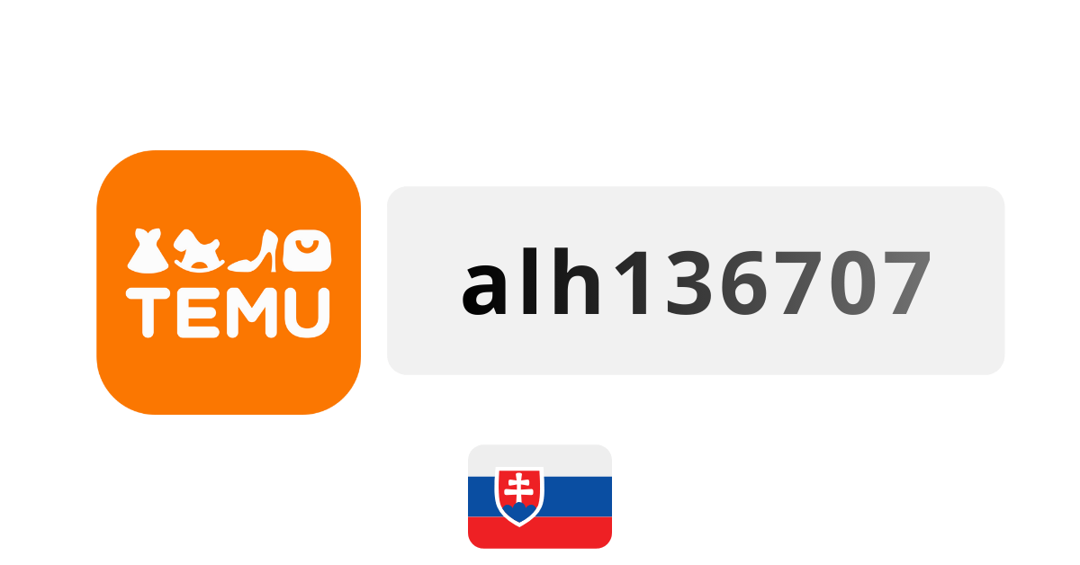 Temu Slovakia Coupon Codes