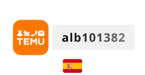 Temu Spain Coupon Code 2026: alb101382
