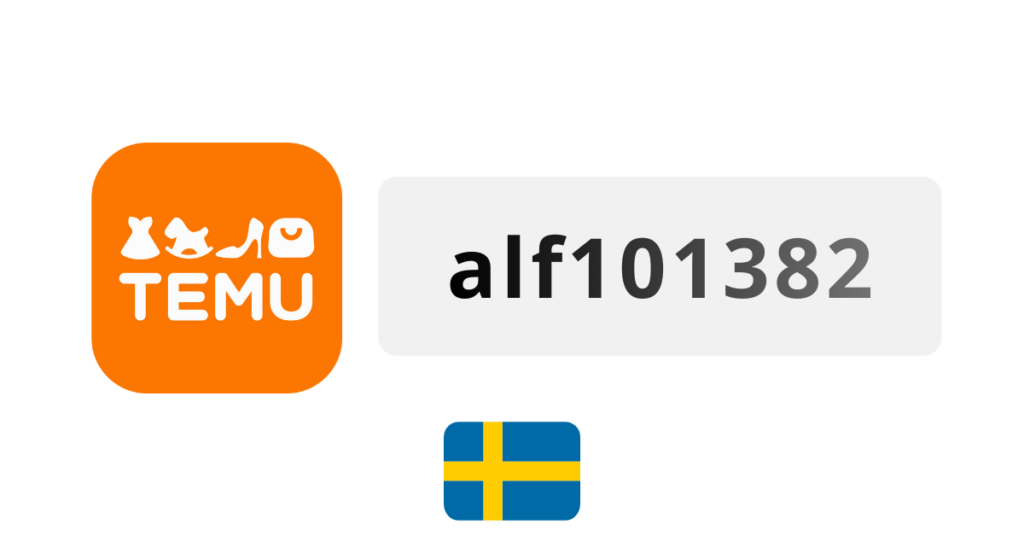 Temu Sweden Coupon Code