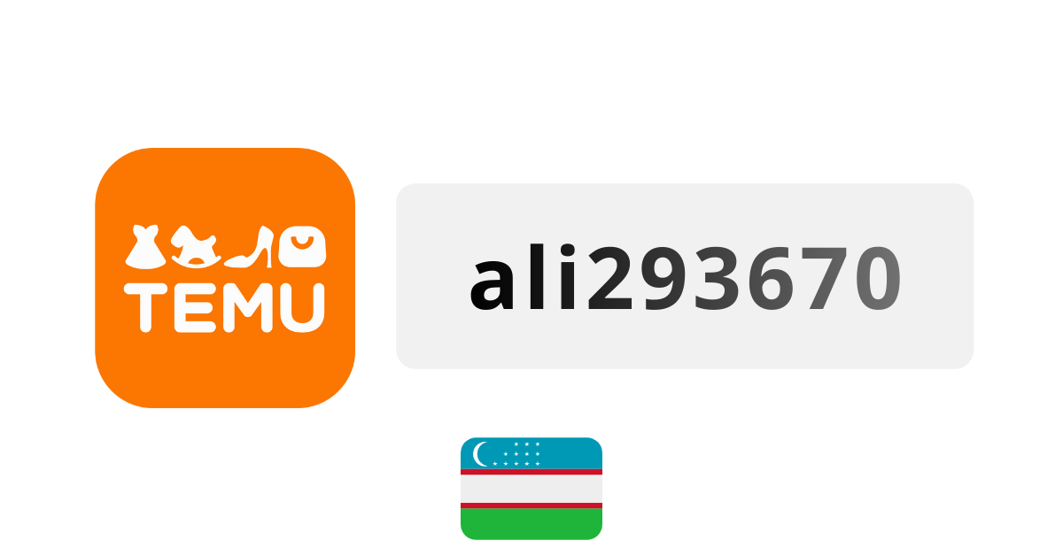 Temu Uzbekistan Coupon Codes