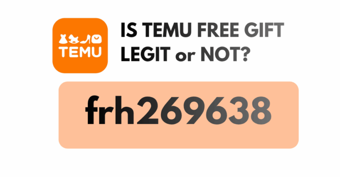 Temu Free Gift Legit or Not