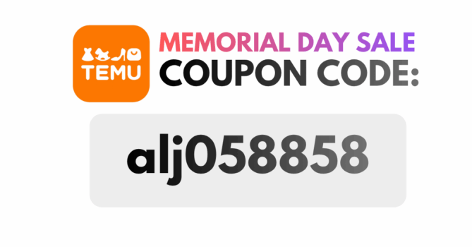 Temu Memorial Day Sale Coupon Code